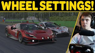 My iRacing Settings Wheel  Camera  Graphics [upl. by Assiran]