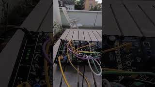 Eurorack Jams on the Balcony Evening Groove eurorack modularsynth synth [upl. by Ahsikal]