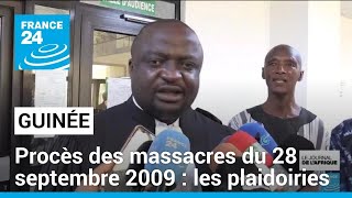 Procès des massacres du 28 septembre 2009 en Guinée  la partie civile charge Dadis Camara [upl. by Nogam513]