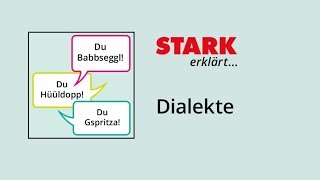 Dialekte im Deutschen  STARK erklärt [upl. by Sadnak]