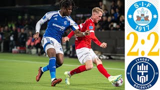 Highlights SILKEBORG VS LYNGBY BK  2  2   Danish superligaen 2024 [upl. by Enidlareg789]