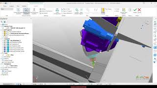 PowerMill Tutorial 114  Multiaxis Dynamic Control Tool Axis [upl. by Kcirdez]