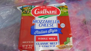 Galbani Mozarella Cheese Galbani Milk Whole Mozzarella Cheese Air Fryer Pizza [upl. by Ennayrb933]