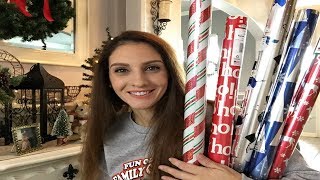 DOLLAR TREE  CHRISTMAS WRAPPING PAPER HAUL [upl. by Primo667]