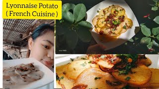 LYONNAISE POTATOES FRENCH CUISINE [upl. by Idolem]