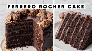 ULTIMATE Ferrero Rocher Hazelnut Cake [upl. by Arjan702]