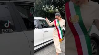 Parodia Claudia Sheinbaum bailando su canción 🎶👏🏽 promotorademex [upl. by Lebama]