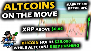 ALTCOIN WEEKEND as Bitcoin Price Above 35000 Altcoin Market Continues to Shine XRP Above 064 [upl. by Eenaj569]