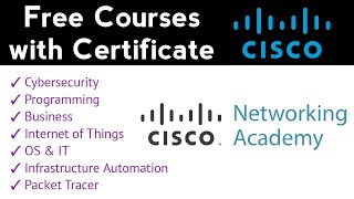 Cisco Networking Academy Free Courses with Certificate [upl. by Drake]