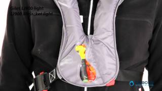 Gilet autogonflant LJ900 150 N GILET LJ 900 LIGHT  LJ900 150N light life vest [upl. by Adniled]