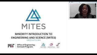 2016 MITES E2MIT and MOSTEC Application Webinar [upl. by Lampert791]