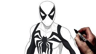 How To Draw Anti Venom Suit  Step By Step  Spider Man 2 [upl. by Alleyne]