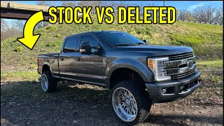 BEFORE vs AFTER 67 Powerstroke DPF Delete [upl. by Rimola]