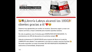 Ganador Sorteo Labrys [upl. by Holcman]