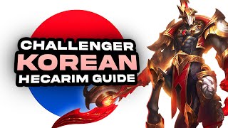 DOAENELS KOREAN CHALLENGER HECARIM GUIDE  Runes Builds amp Pathing [upl. by Samot]