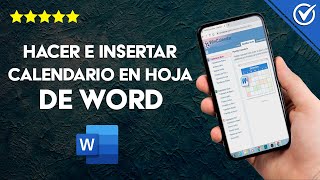 Cómo Hacer Poner e Insertar un Calendario en una hoja de Word Fácilmente [upl. by Adamok335]