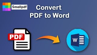 How to convert PDF to editable Word in smallpdf free [upl. by Yeldarb]