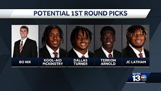 Local players expect to hear their names during NFL Draft [upl. by Enywtna]