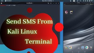 How to send SMS from Kali Linux [upl. by Nicram]