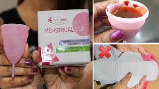 अब पीरियड्स में नहीं लेनी पड़ेगी पैड How to Use Menstrual Cup Sharing My Real Experience [upl. by Hamon]