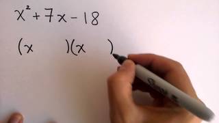 Factoring Quadratic Expressions Pt 1 [upl. by Nosittam341]