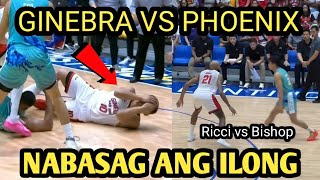 GANDANG LABAN GINEBRA VS PHOENIX NARDS PINTO NABASAG ANG ILONG Game highlights [upl. by Yerocaj276]