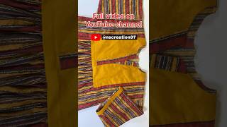 V placket neck design  overlap neck design [upl. by Enaillil]