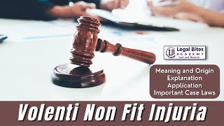 Volenti Non Fit Injuria  Meaning  Origin  Explanation  Application  Important Case Laws [upl. by Yrohcaz]