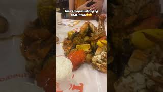 SEAFOODS MUKBANG😋😍 mukbang seafoods seafoodslover yummy yummyfood shortvideo youtubeshorts [upl. by Neenaej]