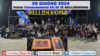 2962024 FESTA IC BELLIDEROMA  TESSERAMENTO 2425 Video Biapri [upl. by Amiaj878]