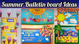 Summer bulletin board ideassummer notice board ideaspreschool summer board ideas [upl. by Garnett]