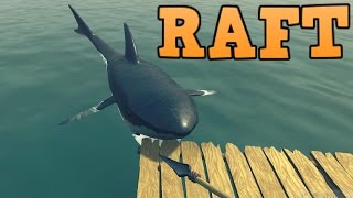 【RAFT 筏】ラフトの上、サバイブ！無料サンドボックスサバイバルゲーム 実況プレイ [upl. by Lleuqar10]