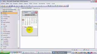 Como Hacer Un Reloj y Calendario En Visual basic 2008 [upl. by Etnomal]