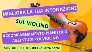 Alberto Curci  50 Studietti melodici  Piano accompaniment  Quarta parte [upl. by Ruckman39]