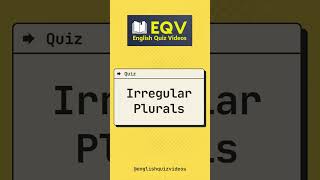 Irregular Plurals [upl. by Irra]