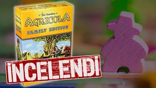 Agricola Family Edition  Kutu Oyunu İnceleme Falan [upl. by Ymerej]