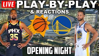 Phoenix Suns vs Golden State Warriors  Live PlayByPlay amp Reactions [upl. by Uttasta511]