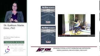 Physical Activity Guidelines for Adults with SCI Presented by Dr Kathleen Martin Ginis [upl. by Glen]