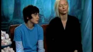 Skandar Keynes and Tilda Swinton Narnia Interview [upl. by Benjie]