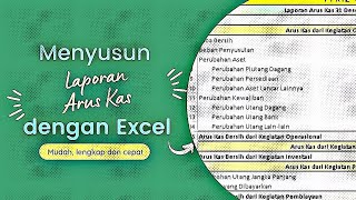 Menyusun Laporan Arus Kas dengan Excel [upl. by Ziwot]