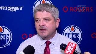 ARCHIVE  Oilers PostGame Interviews at Capitals [upl. by Alfred143]