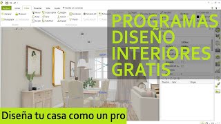 📐PROGRAMAS de DISEÑO de INTERIORES GRATIS Los 9 mejores [upl. by Anor619]