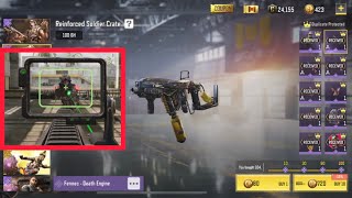 Fennec Death Engine is back Reinforced Soldier Crate  CODM [upl. by Rehotsirhc]