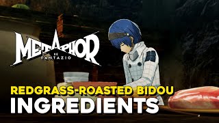 Metaphor ReFantazio How To Make RedgrassRoasted Bidou All Ingredient Locations [upl. by Einiffit364]