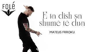 Mateus Frroku  E ta dish sa shumë të dua  COVER [upl. by Rehpotsirk503]