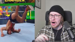 MADCAP MOSS DROPPED ON HIS HEAD Elimination Chamber 2022 Reaction [upl. by Ardenia]