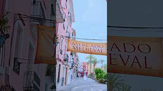 4K Villajoyosa Spain  Walking Tour beach spanishcity travel spaintourism [upl. by Redlac]