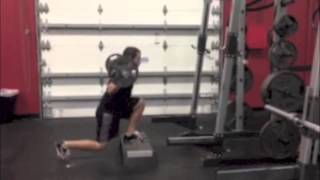 Reverse Lunge from Deficit w Barbell  Fort Lauderdale Personal Trainer [upl. by Perice937]