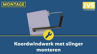 Montage Koordwindwerk met slinger monteren [upl. by Moyra]