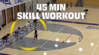 45 Minute Basketball Skills Workout  Drills to Make Your Players Better [upl. by Leibrag]